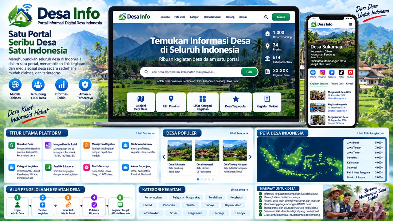 Manfaat digitalisasi informasi desa